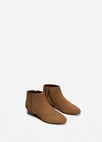 Mango Mango Suede Ankle Boots