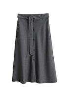 Mango Mango Flight Buttons Skirt