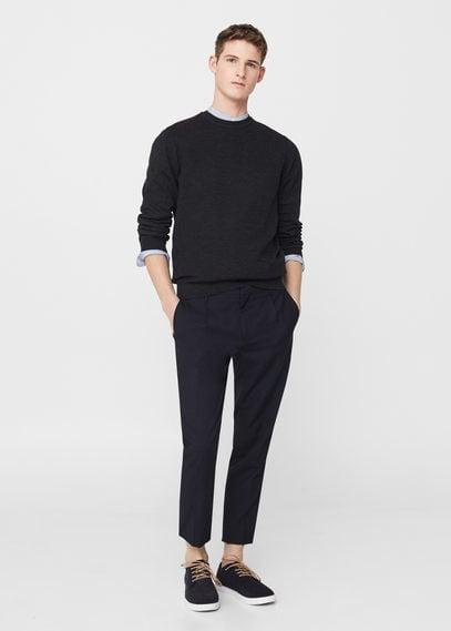 Mango Man Mango Man Trim Crop Trousers