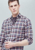 Mango Man Mango Man Modern Slim Check Shirt
