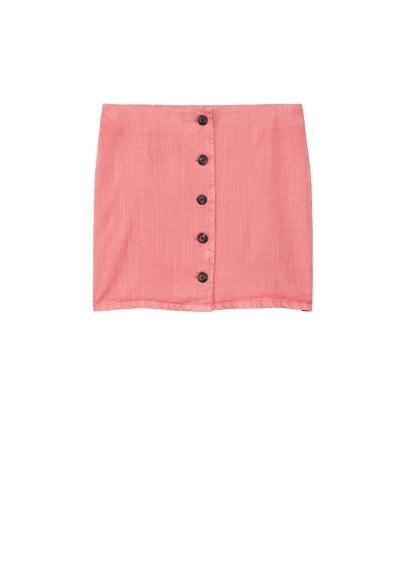 Violeta By Mango Violeta By Mango Buttoned Soft Skirt