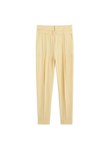 Mango Mango Belt Modal Trousers