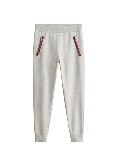 Mango Mango Zip Jogger Trousers