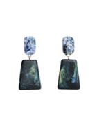 Violeta By Mango Violeta By Mango Geometric Stones Earrings