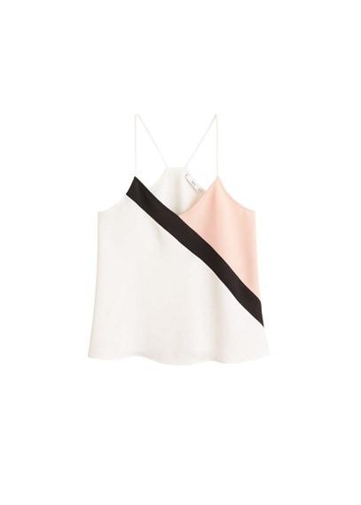 Mango Mango Tricolor Top