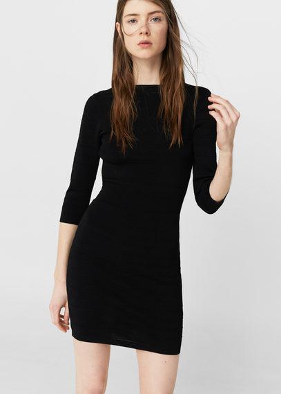 Mango Mango Fitted Jersey Dress