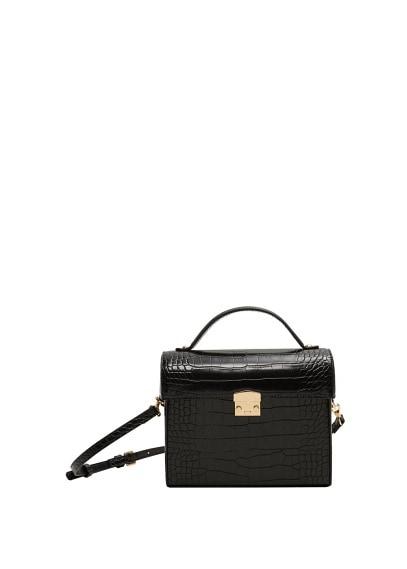 Mango Mango Croc-effect Chest Bag