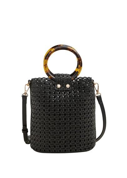 Mango Mango Laser-cut Bucket Bag