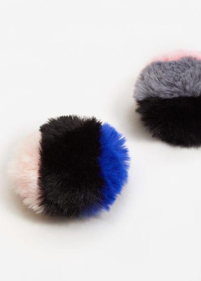 Mango Mango Pompon Brooch