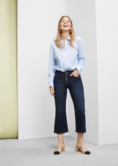 Violeta By Mango Violeta By Mango Flare Crop Bootie Jeans