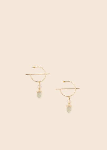 Violeta By Mango Violeta By Mango Semiprecious Stone Earring