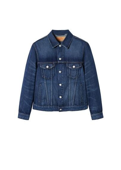 Mango Man Mango Man Dark Wash Vintage Denim Jacket