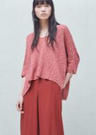 Mango Mango Cotton Linen-blend Sweater