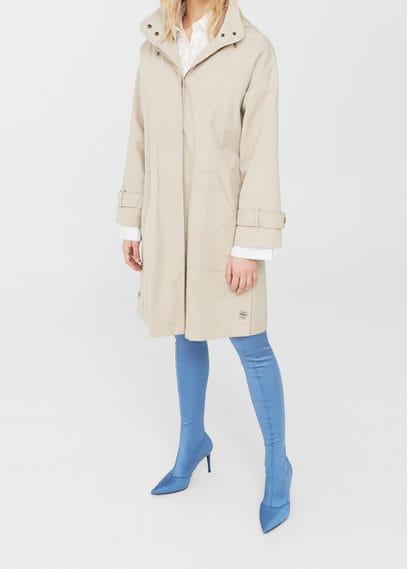 Mango Mango Side Buttons Parka