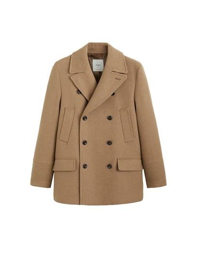Mango Man Mango Man Double-breasted Lapels Coat