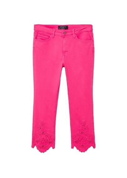Violeta By Mango Violeta By Mango Slim Crop Trocky Jeans