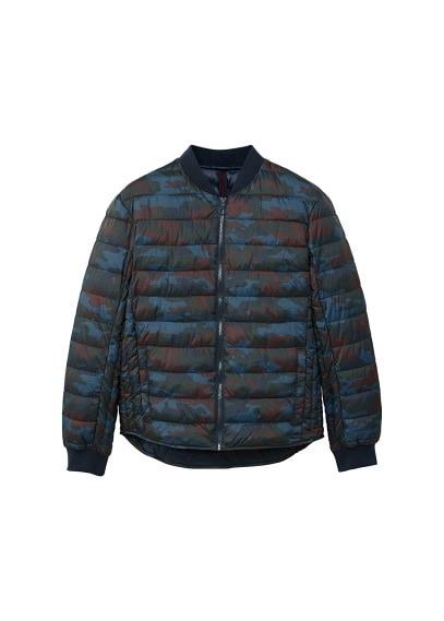 Mango Man Mango Man Camouflage Quilted Bomber Jacket