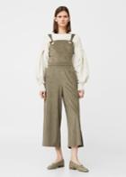Mango Mango Faux Suede Jumpsuit