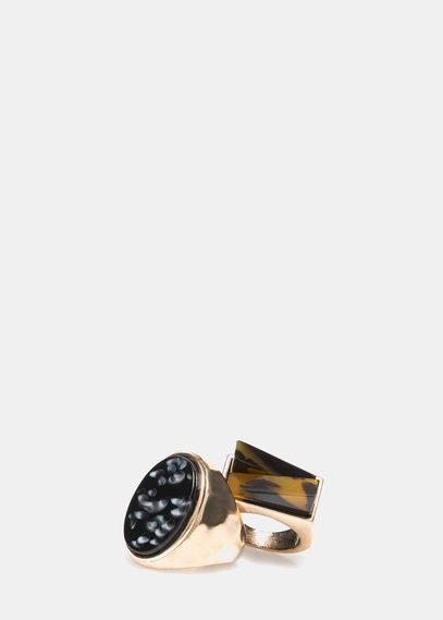 Mango Mango Metal Ring Set