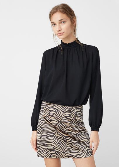 Mango Mango Animal Pattern Skirt