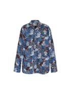 Mango Man Mango Man Hawaiian Printed Slim-fit Shirt