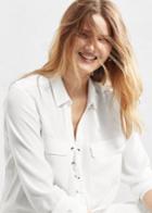 Violeta By Mango Violeta By Mango Braided Cord Blouse