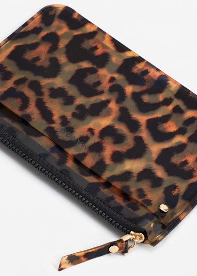 Mango Mango Leopard Print Coin Purse