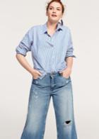 Violeta By Mango Violeta By Mango Crop Wide Leg Jeans