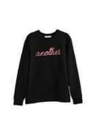 Mango Mango Embossed Message Sweatshirt