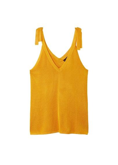 Violeta By Mango Violeta By Mango Bows Knit Top