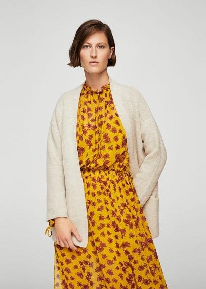 Mango Mango Oversize Wool-blend Cardigan