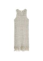 Mango Mango Knit Fringed Dress