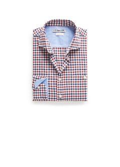 H.e. By Mango Slim-fit Two-tone Check Shirt