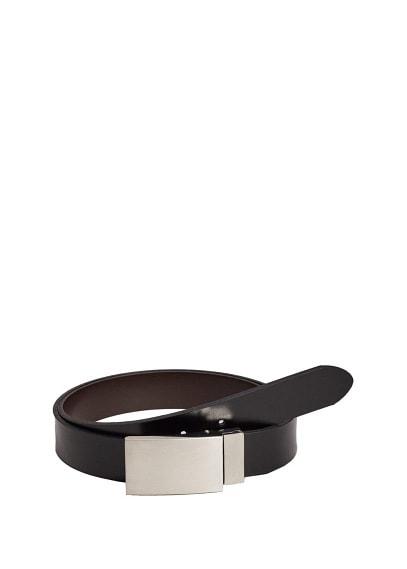 Mango Man Mango Man Metal Fastening Leather Belt