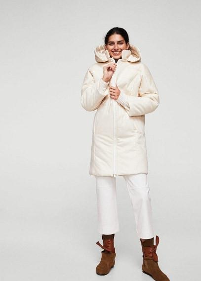 Mango Mango Organic Cotton Quilted Jacket