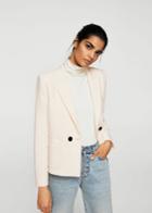 Mango Mango Tortoiseshell Buttons Jacket
