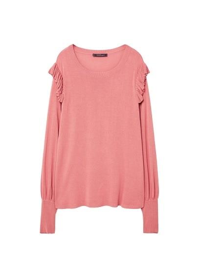 Violeta By Mango Violeta By Mango Ruffles Puffed Sleeve Sweater