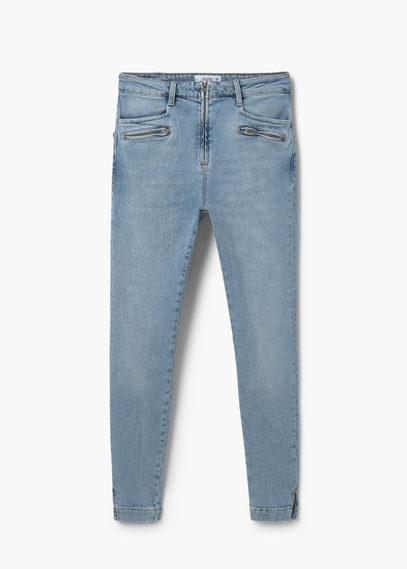 Mango Mango Super High Waist Maca Jeans