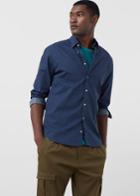 Mango Man Mango Man Slim-fit Herringbone Shirt