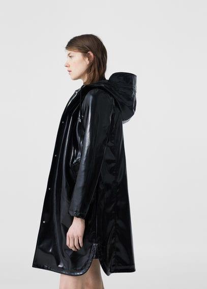 Mango Mango Vinyl Parka