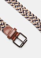 Mango Man Mango Man Braided Tricolor Belt