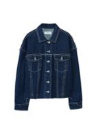 Mango Mango Contrasted Seams Denim Jacket