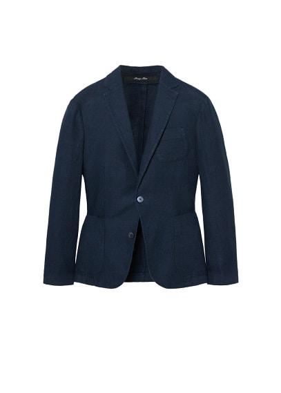 Mango Man Mango Man Slim-fit Unstructured Linen Blazer