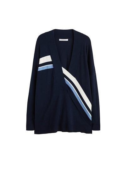 Violeta By Mango Violeta By Mango Contrasting Stripes Sweater