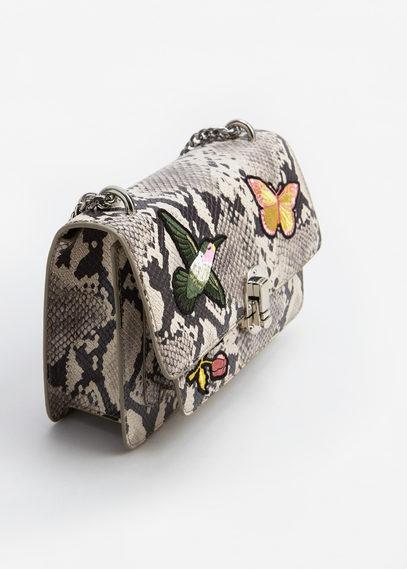 Mango Mango Chain Patched Bag