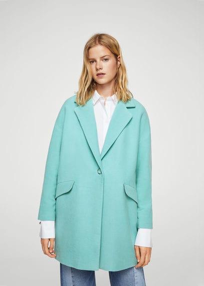 Mango Mango Texturised Unstructured Coat