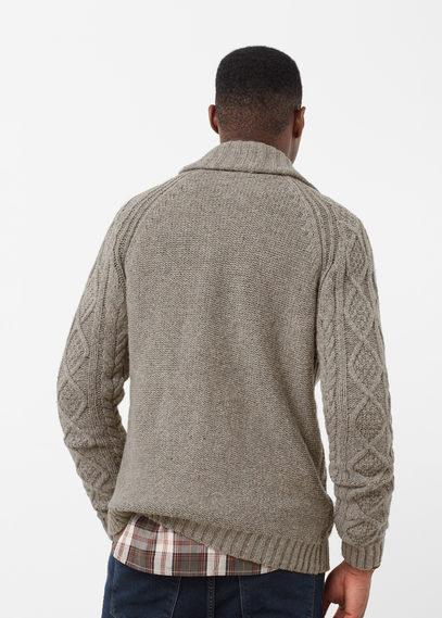 Mango Man Mango Man Cotton Wool-blend Cardigan