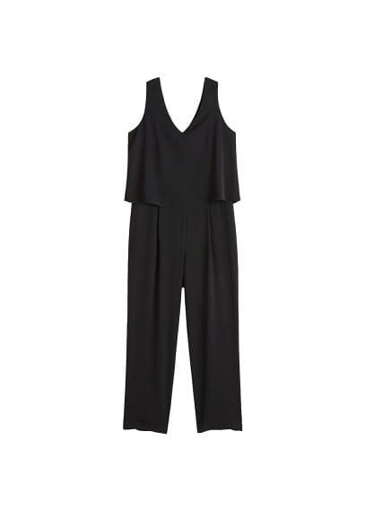 Violeta By Mango Violeta By Mango Doble-layer Jumpsuit