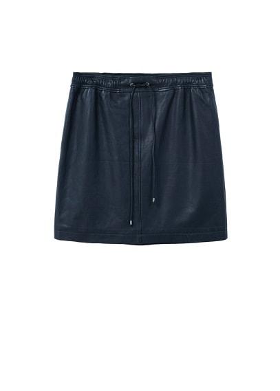 Violeta By Mango Violeta By Mango Leather Miniskirt