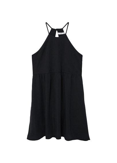 Mango Mango Halter Neck Soft Dress